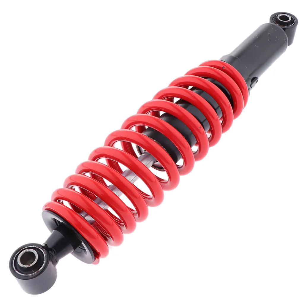 350mm Anti-shock Rear Shock Absorber Shocker Suspension For ATV Go Kart Buggy- Black+Red