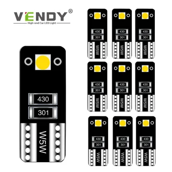 

10pcs W5W T10 Light For ford focus 2 mk2 3 mk3 mk1 fiesta mk7 LED Dome Map Door Bulb Interior Lamp mondeo mk4 mk5 4 fusion c max