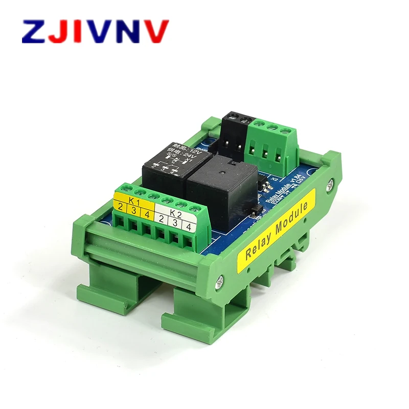 2 канала 12V 1NO + 1NC оптрон изоляции релейный модуль напряжение питания DC триггер