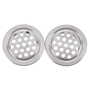 

2 Pcs Stainless Steel 1.3" Kitchen Sink Basin Drain Strainer