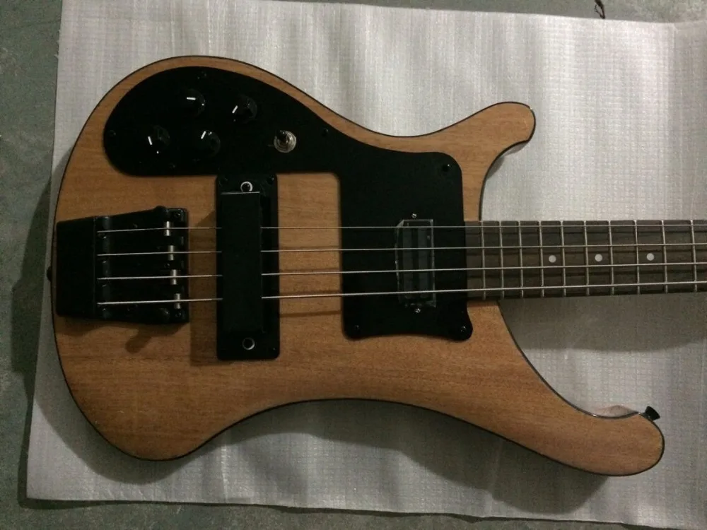 Rickenback 4 струны 4003 fireglo пользовательские бас гитара Естественная отделка Ricken бас стерео два выхода injack
