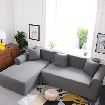 

Solid Color Sofa Covers For Living Room It Need Buy 2pcs Sofa For Set L Slipcover Sectional Couch Cover Cover Shape Corner Sofa