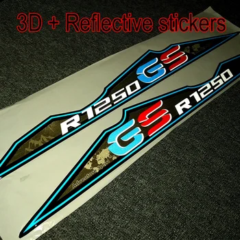 

For BMW R1250GS R 1250 GS HP Motorcycle Stickers 3D Panel Fairing Fender Extension Wheel Extender ADV Adventure GSA 2019 2020