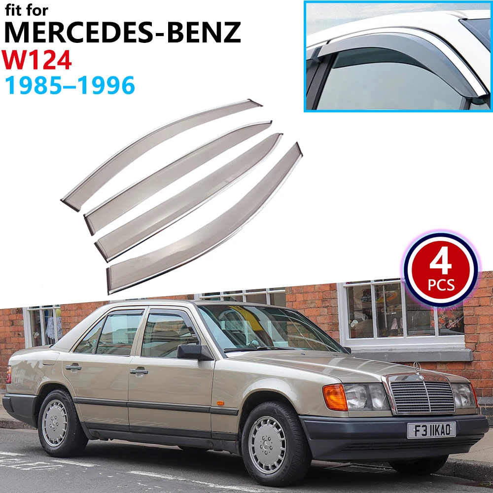 Для Mercedes Benz W124 1985 ~ 1996 оконный козырек вентиляционные тенты защита от дождя