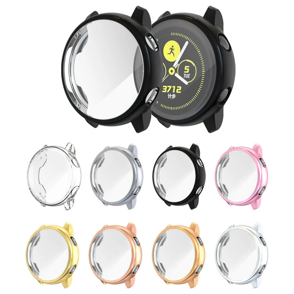

Screen Protector Case For Samsung Galaxy Watch 1Pc Active All-Around Ultra-Thin Soft Silicone Protection Cover For Galaxy Active