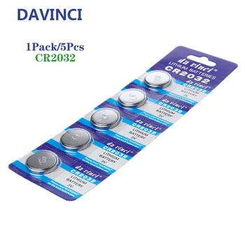 

5pcs/pack CR2032 Button Batteries BR2032 DL2032 ECR2032 Cell Coin Lithium Battery 3V CR 2032 For Watch Electronic Toy Remote