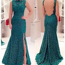 Новые горячие продажи вечерние платья кружева русалка юбка в пол платья знаменитостей