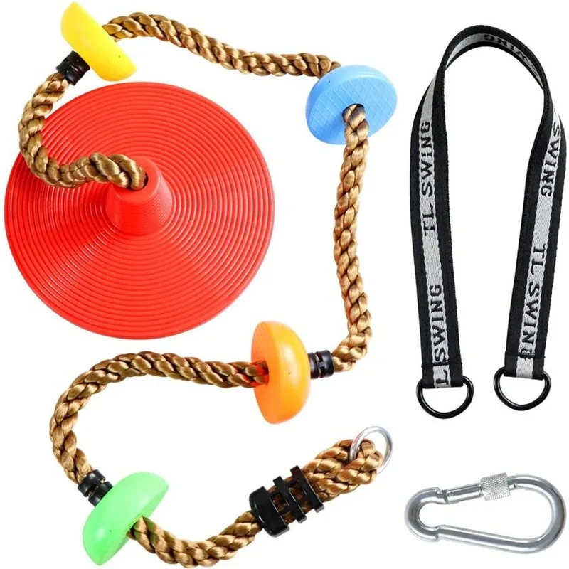 Outdoor Children's Tree Swing Platform Climbing Rope Reel Tree Swing Seat Room Swing Playground Accessories 3