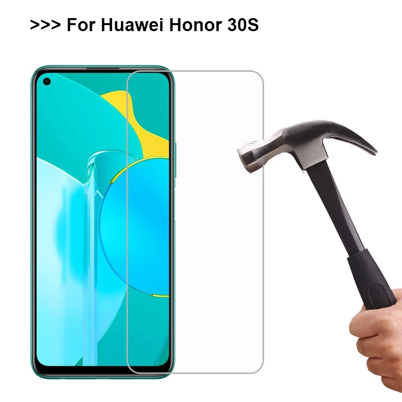2 шт. Защитное стекло для экрана Huawei Honor 30 s пленка из закаленного стекла китайская