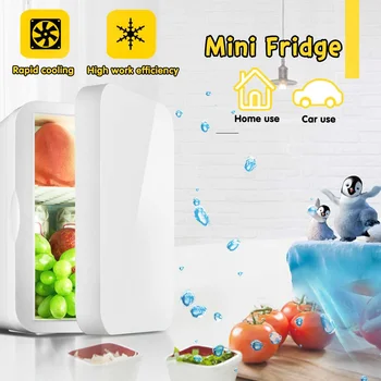 

6L 24V 12V Mini Refrigerator Small Household Use Dormitory Single Door Home Refrigerator