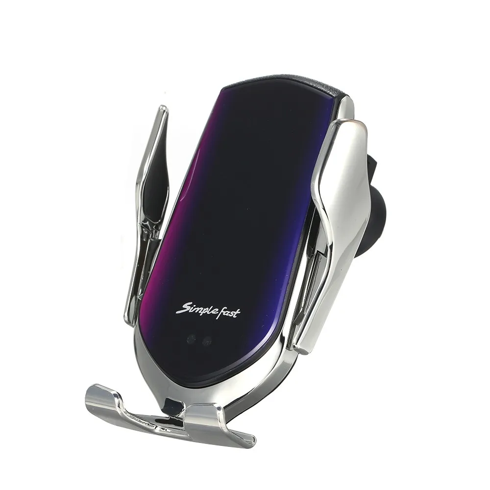 360°Automatic Qi Wireless Car Charging Charger Mount Clamping Phone Holder Usb Samsung | Компьютеры и офис