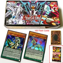 TCG, английская, Yu Gi Oh, настольная игра, дуэль, флэш, 100 карт, без повторения, yugioh, боевой стол, сияющая карта, OCG, колода