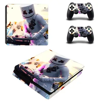 

PS4 Slim Stickers Play station 4 Skin Sticker Decal Cover For PlayStation 4 PS4 Slim Consol & Controller Skins Vinyl