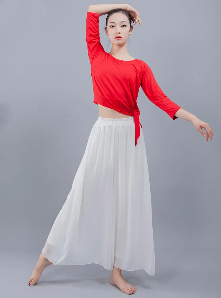 Dance Pants Latin Pant Standard Training Trousers for Women Ballroom Tango Waltz Belly Dance Competitions