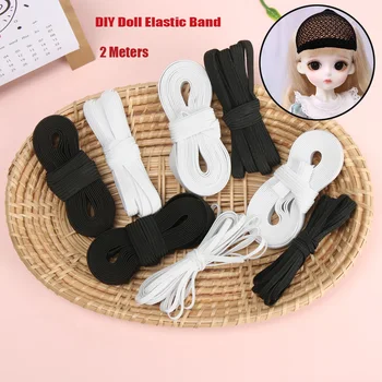 

2M DIY Doll Clothes Elastic Rope Elastic Headband Dolls Hair Accessories DIY Wig Elastic Headwear Girl Diy Toy Rubber Band