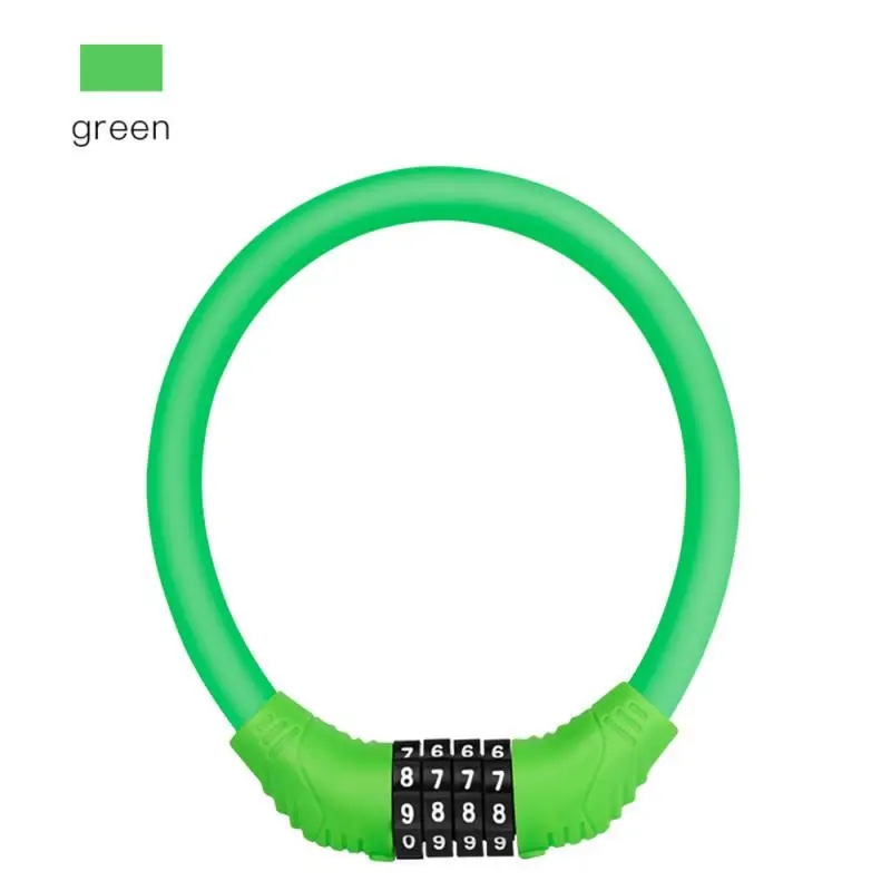 Digit Bicycle Chain Lock Anti-theft Bike Lock Anti-Cutting Alloy Steel Motorcycle Bike Cable Code Password Accessories