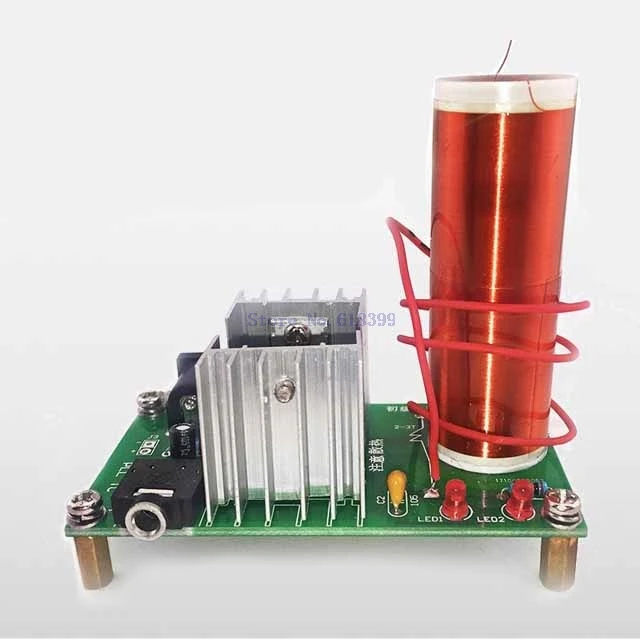 

A14-- Tesla Coil Set Mini Music Plasma Horn Speaker DIY Electronic Component Parts