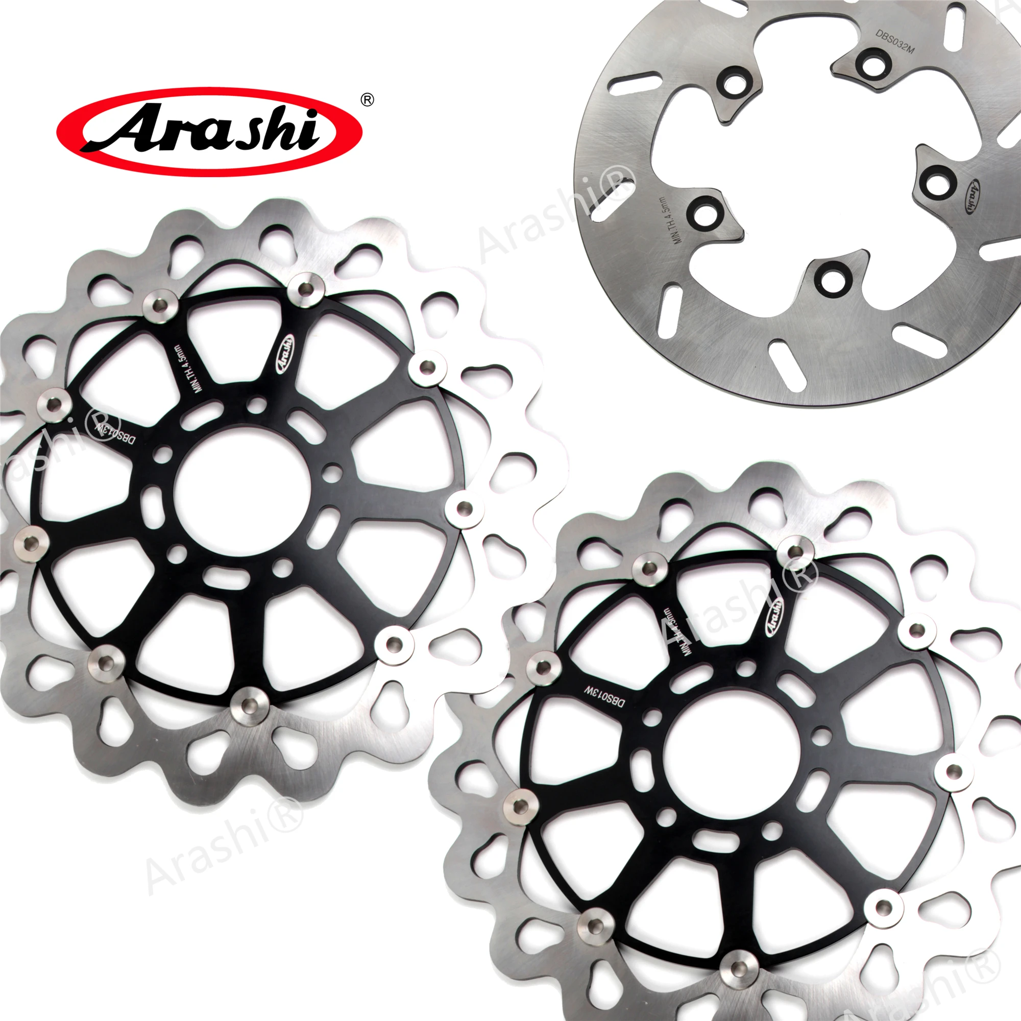 

ARASHI GSXR600 Front Rear Brake Rotors Brake Disc Fit SUZUKI GSX-R600 1997-2003 2002 2001 2000 1999 1998 GSXR750 TL1000R TL1000S