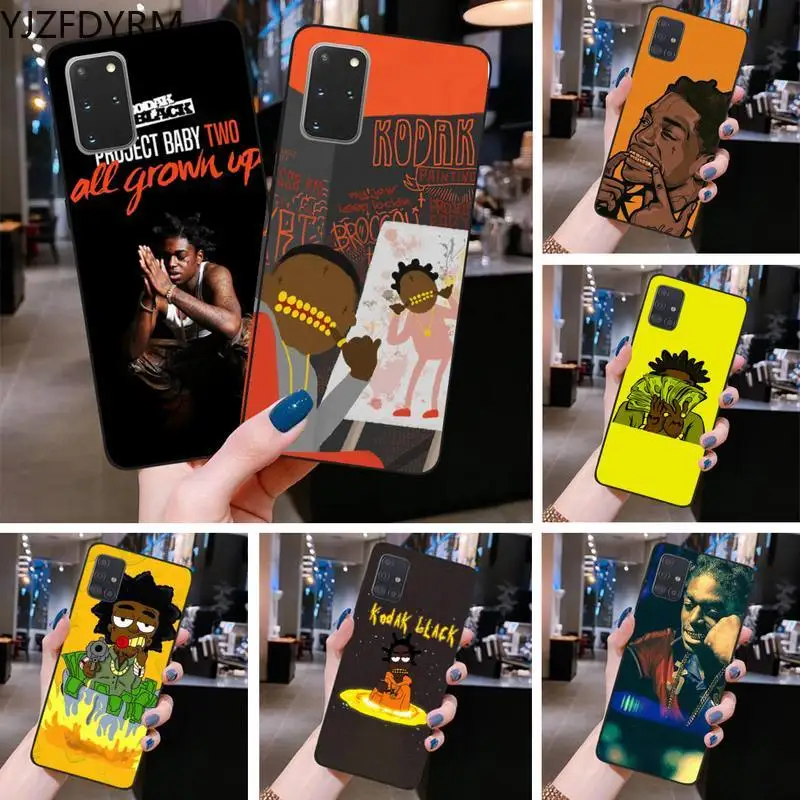 

YJZFDYRM Kodak Black Rapper Phone Case for Samsung S20 plus Ultra S6 S7 edge S8 S9 plus S10 5G lite 2020