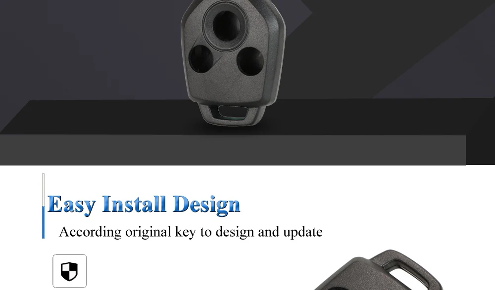 Keyforkess 10 pz/lotto chiave a distanza dell'automobile Shell 3 pulsanti per Subaru Forester Outback Legacy 2008- 2014 sostituzione caso portachiavi - H3b3cd960cf3e43e890c29213d19117c5p