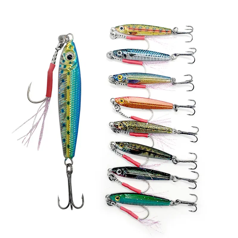 

Fishing bait jumping hook spoon 20g/30g jumping hook bait casting metal mackerel hook Bisca perch bait Zinc alloy bait
