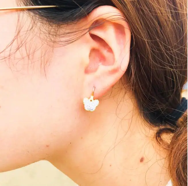 

Geometric Vintage Loop Earrings for Young Women in 2019
