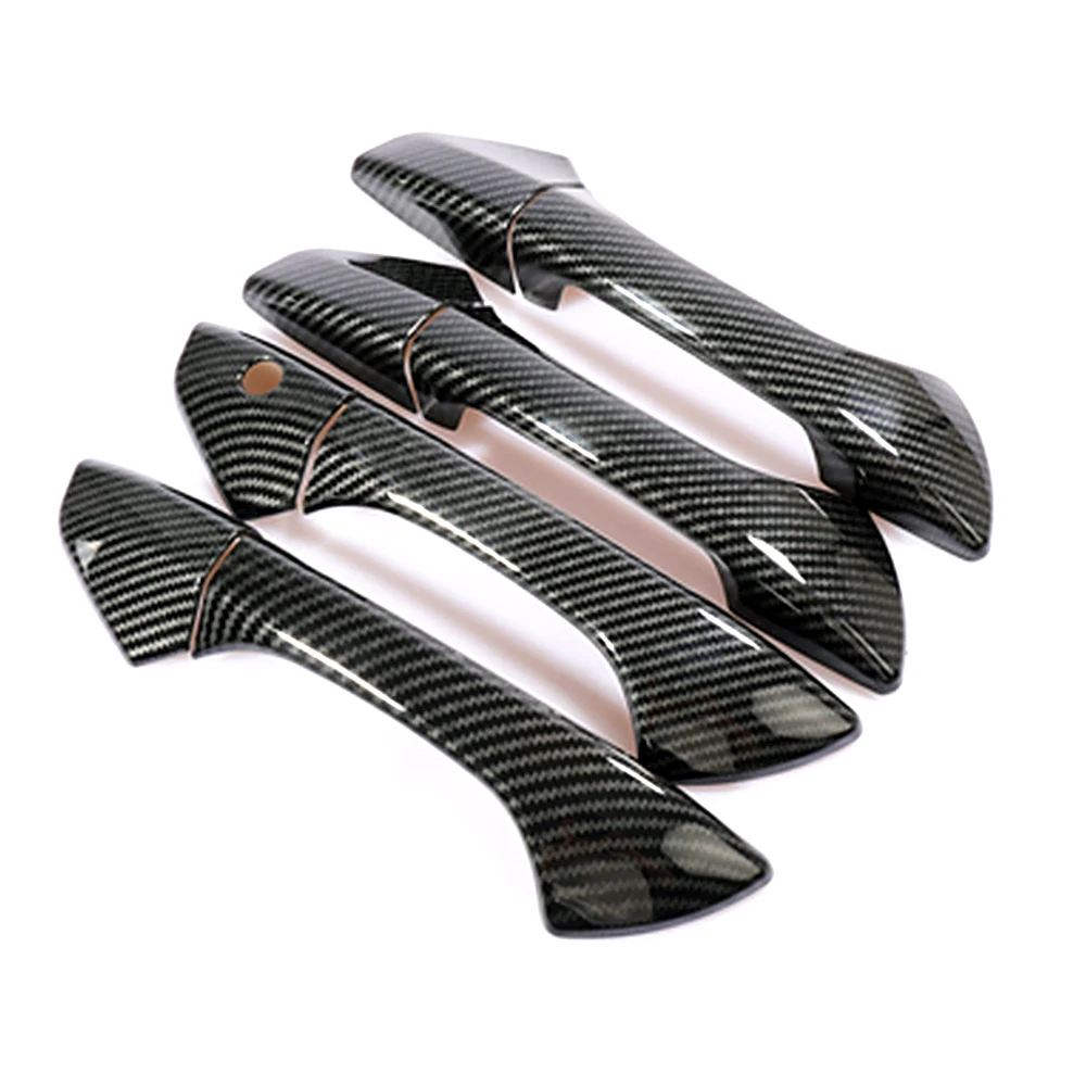 

Для Honda Accord 8 Gen 2008 2009 2010 2011 2012 2013, наружная дверная ручка из углеродного волокна с принтом, отделка, фотоободок
