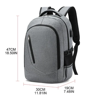 

Laptop Backpack Travel Anti Theft College School Bookbag with USB Charging Port 517D