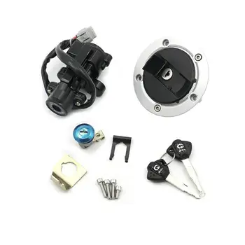 

For Suzuki Gsxr600 750 Ignition Switch Fuel Gas Cap Cover Seat Lock Key Set 2004-15 Car Modification Accessories