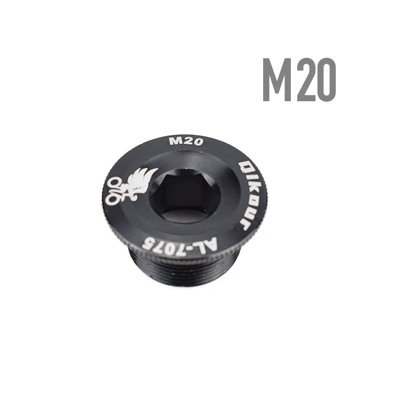 M20 black 1 шт. зубная пластина крышка шатуна кривошипная крышка M20 M18 M19 M15 MTB шатун для велосипеда алюминиевый BMX дорожный велосипедный фитинг 4 цвета - Цвет: M20 black