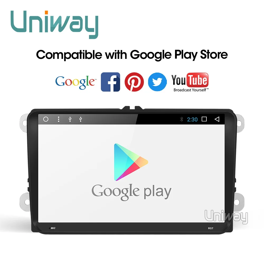 Excellent Uniway PX30 android 9.0 car dvd gps for vw passat b7 b6 golf 5 polo tiguan octavia rapid fabia with gps navigation radio player 0 Excellent Uniway PX30 android 9.0 car dvd gps for vw passat b7 b6 golf 5 polo tiguan octavia rapid fabia with gps navigation radio player 0