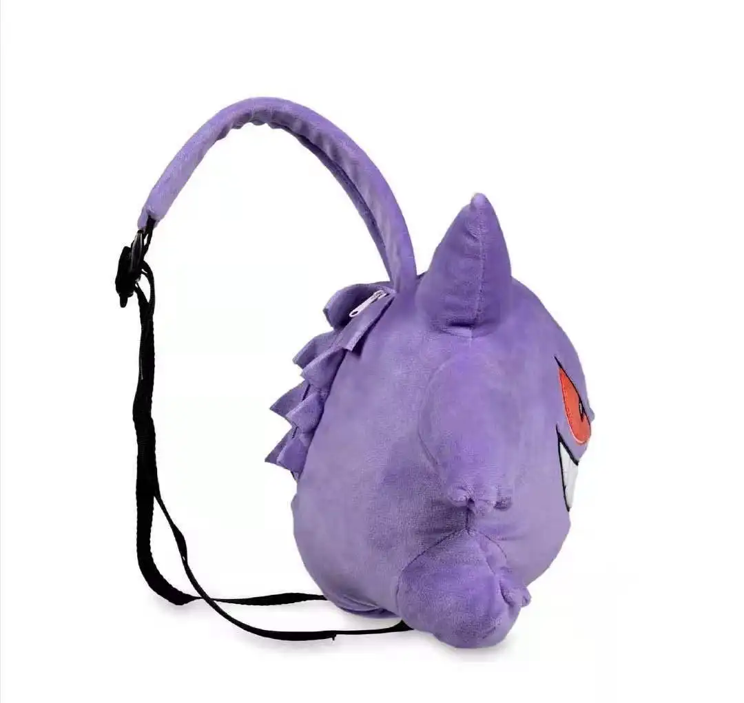 gap jeans Pokemon Gengar Backpack Pikachu  Children's toy Plush Doll Christmas Birthday Present Cartoon Phone Key Storage Bag Coin Purse dsquared jeans