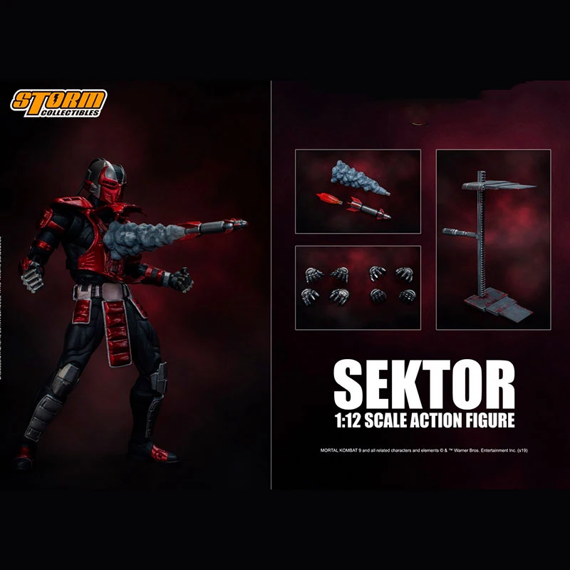 Коллекционные игрушки от Storm DCMK002 1/12 масштаб полный набор Mortal Combat Sektor подвижная фигурка куклы модель для фанатов подарок