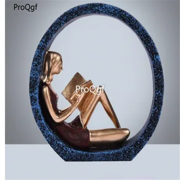 

Ngryise 1Pcs A Set Studio knowledge girl statue