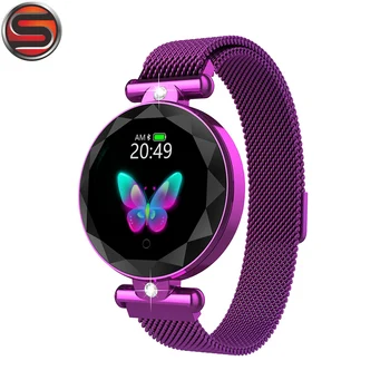 

Smart watch women wristband heart rate blood pressure fitness pedometer female physiological cycle smartband reloj Bracelet B61