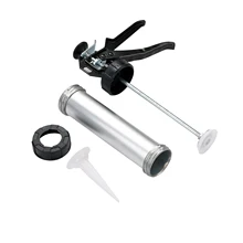 Инструмент для чеканки 300 мл из алюминиевого сплава, энергосберегающий ручной пистолет для цемента, инструмент для шитья, Роторный Ручной пистолет для клея, черный