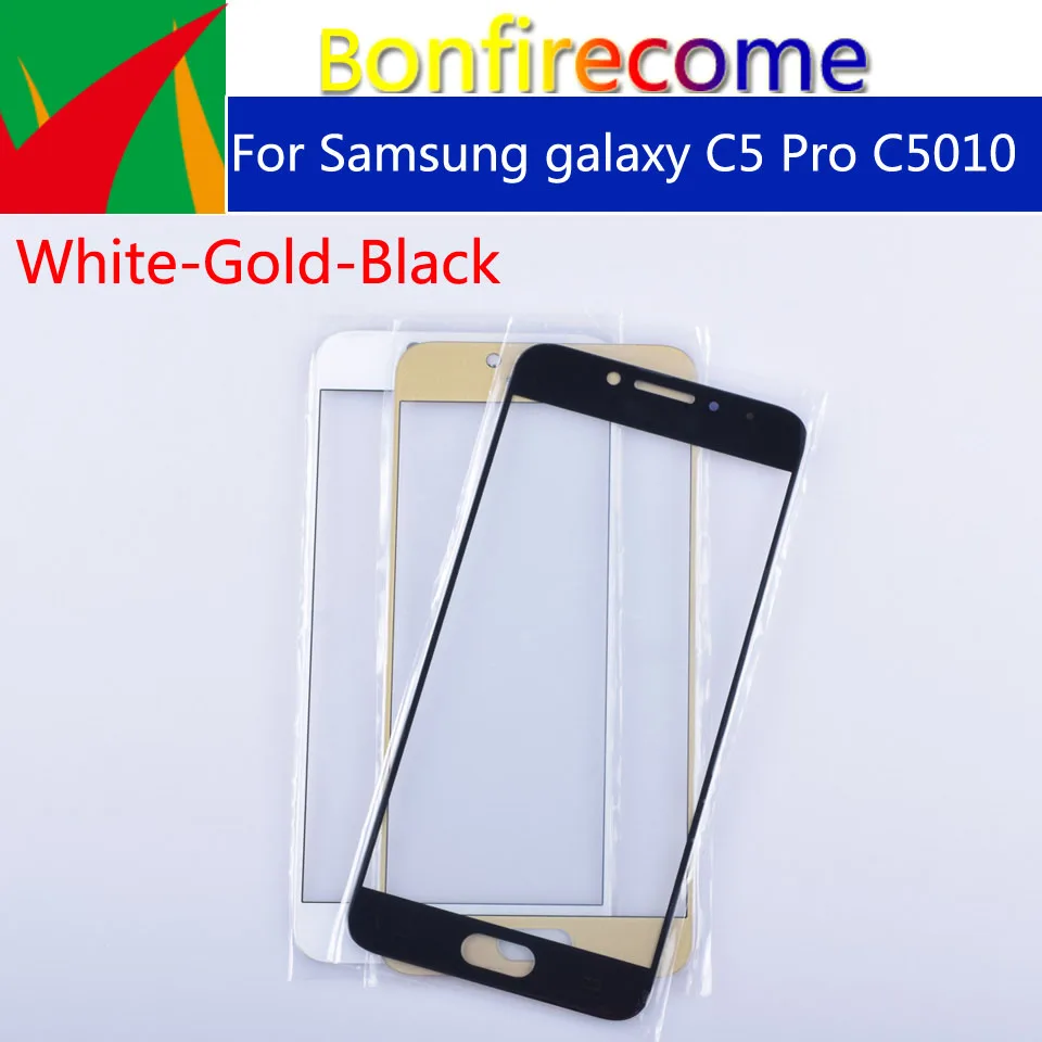 5," для Galaxy C5 Pro C5010 SM-C5010 сенсорный экран передняя стеклянная панель сенсорный экран внешняя стеклянная линза без ЖК-дисплея