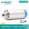 G-PENNY 1.5kw ER11 водяное охлаждение CNC мотор шпинделя 80X200mm 7A 4 подшипники водяное охлаждение для фрезерного станка с ЧПУ Токарный станок по дереву ► Фото 1/6