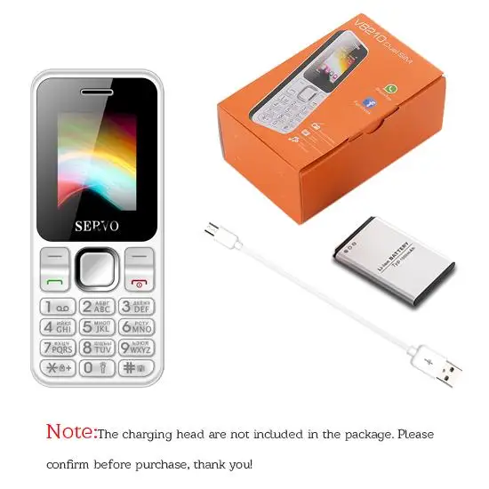 white with box Мобильный телефон SERVO V8210 с двумя sim-картами, 1,77 дюймов, GPRS, вибрация, FM, GSM, Bluetooth, низкий уровень радиации, мобильные телефоны с русской клавиатурой - Цвет: white with box
