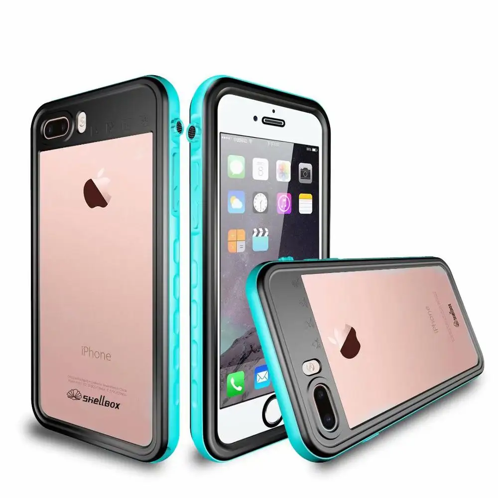 grass blue Ip68 водонепроницаемые защитные чехлы для телефонов для Apple iPhone 8 7 6 6S Plus Дайвинг Плавание aquatics Спорт на открытом воздухе ударопрочный чехол - Цвет: grass blue