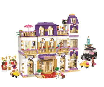 

1585pcs Assemble Building Blocks Girl Series Toys, Xinhu City Hotel Creativity 10547 Education Parent-child Building Blocks