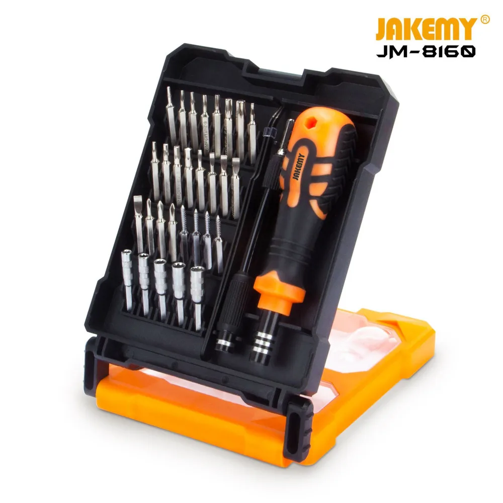 JAKEMY 33/48 в 1 Набор отверток, набор прецизионных ремонтных инструментов для ремонта мобильных телефонов/планшетных ПК/часов/электронных бытовой - Цвет: JM-8160