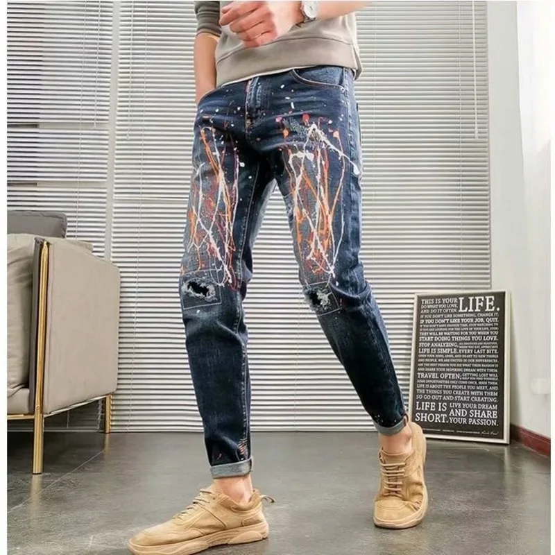 Jeans Uomo Jeans Uomo Vita Bassa Baggy Man Jeans Y2K Jean Uomo Pantaloni  Oversize Pantaloni Skinny Uomo Jeans Ragazzo 12 Anni Jeans Marroni Uomo  Чоловічі Джинси Pantaloni Tuta Donna Dsq Jeans Jeans