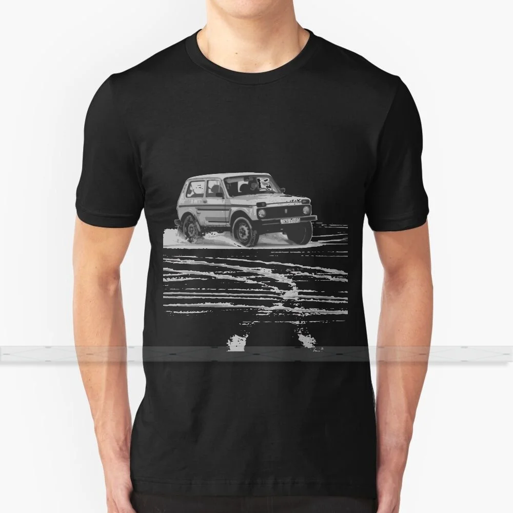 Lada Niva Drifting T - Shirt Uomo 3D Print Summer Top Girocollo T - Shirt Donna Lada Lada Niva Russia 4 X4 Off Road Drift Drifting