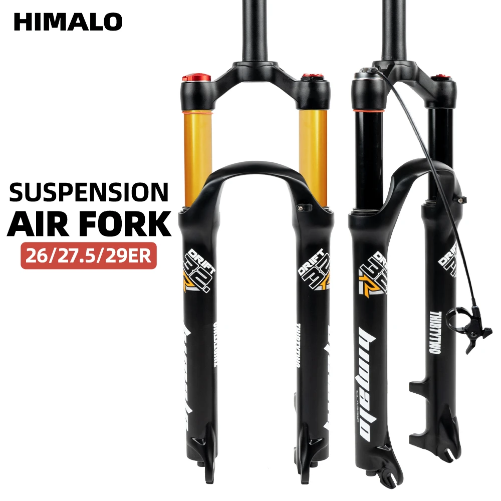 Fiets Mtb Vork 26 27.5 29 Er Mountainbike Vering Lucht Veerkracht Olie  Demping Line Lock Reizen 100Mm - AliExpress Sports \u0026 Entertainment
