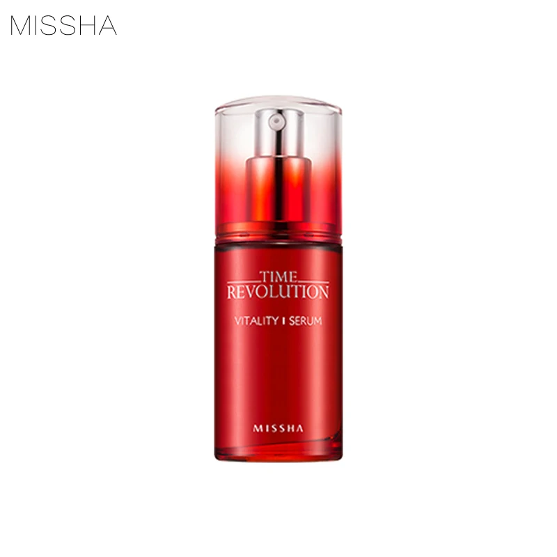 MISSHA Time Revolution Vitality Serum 40ml Shrink Pores Remove Acne Whitening Skin Rejuvenation Face Serum Skin Korean Cosmetics portable clothes rolling bead stain bubble cleaner ball spot cleaner clothes in time to remove crubbing cleaning scrubbing