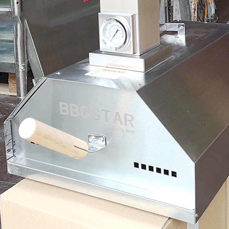 Small Pizza Oven VT-018Z Stainless Steel Pizza Oven Household Outdoor BBQ Oven Fruit Charcoal Fire Pizza Oven