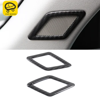 

CARMANGO Car Accessories Front Column Audio Speaker Cover Sound Trim Sticker Frame Decoration for Audi Q3 F3 2018 2019 2020