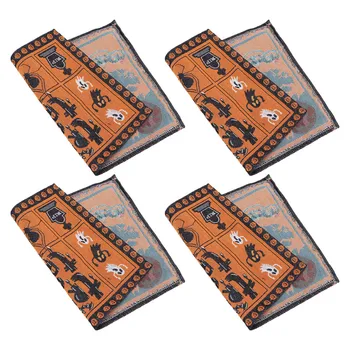 

4pcs Halloween Table Runner Creative Decorative Stylish Funny Halloween Tablecloth Dining Table Placemat Party Placemat for Deco