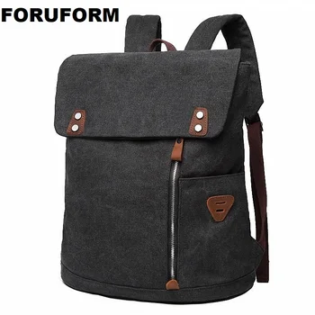 

2019 Vintage Men Women Canvas Durable Backpacks School Bags for Teenagers Large Capacity Laptop Men Backpacks ZH-280